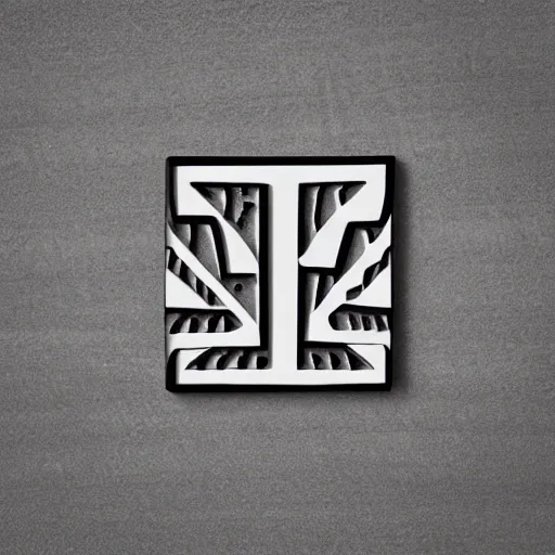 Image similar to kalimba wooden logo black and white