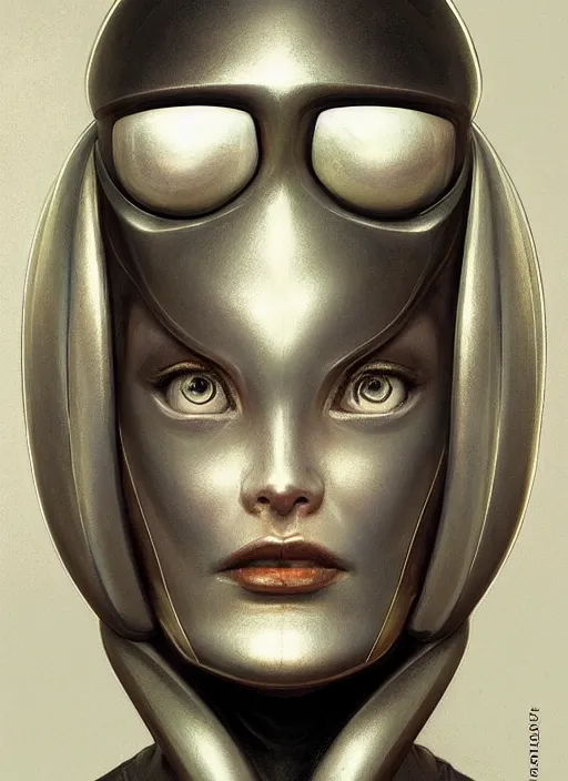 Prompt: artstation concept of a female robot as Dune concept art, metallic skin, sci-fi skin, symmetrical face, science robot , science background, sci-fi, hyperdetailed, artstation trending, world renowned artists, worth1000.com, historic artworks society, antique renewel, cgsociety, by greg rutkowski, by Gustave Dore, Deviantart