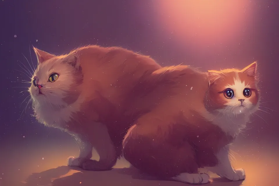 Image similar to beautiful render of cute cat, by victo ngai and andreas rocha and greg rutkowski, trending on artstation, unreal engine, 8 k hd wallpaperjpeg artifact, blur, artfact