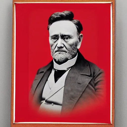 Prompt: “Ulysses Grant as the chairman or the Chinese Communist Party, year 2150, 50mm portrait”