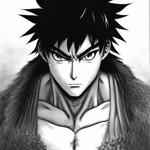 Prompt: Ryu from Street Fighter portrait as a demon drawn Yusuke Murata and Takeshi Obata, inspired by Death Note 2003 manga,intricate detail, photorealistic style, intricate detailed oil painting, detailed illustration, oil painting, painterly feeling, sharp high detail