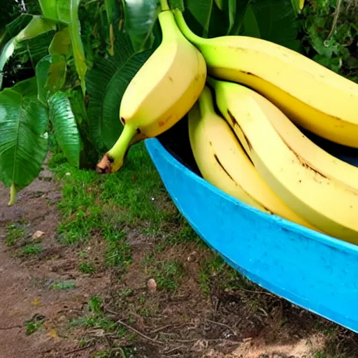 Image similar to friendly ripe banana in a boat