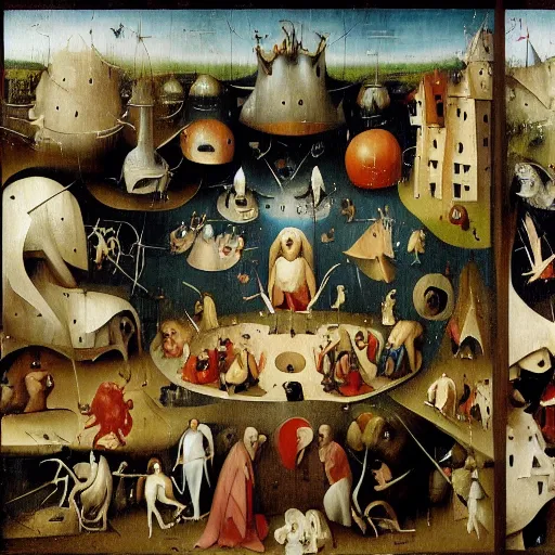 Image similar to 3 d hieronymus bosch paintings