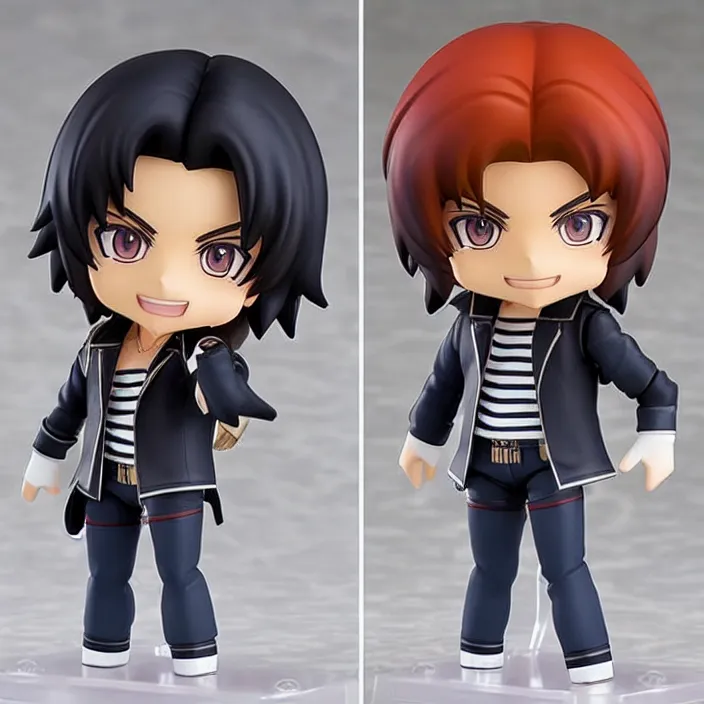 Prompt: michael jackson, an anime nendoroid of michael jackson, figurine, detailed product photo