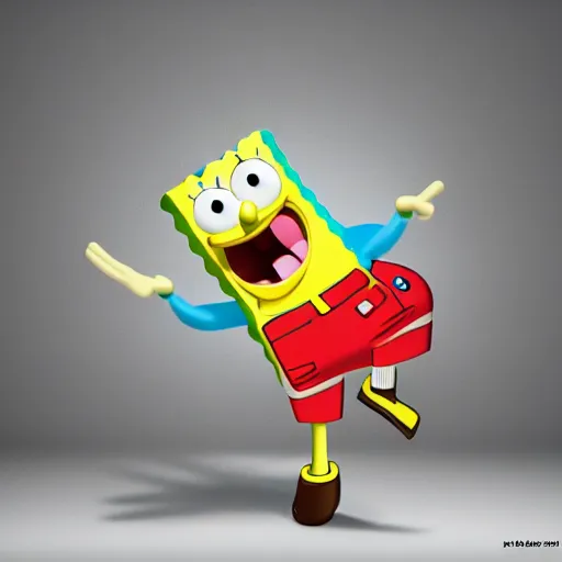 Prompt: mr.spongebob as person in real world, studio lighting, Photorealistic,8k