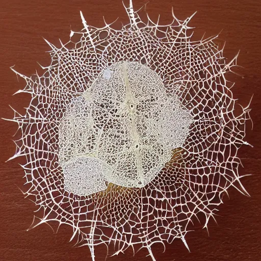 Image similar to rose and radiolaria hybrid