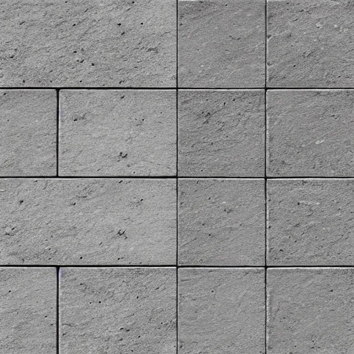 Prompt: albedo flat paved concrete texture, top - down photo, flat lighting