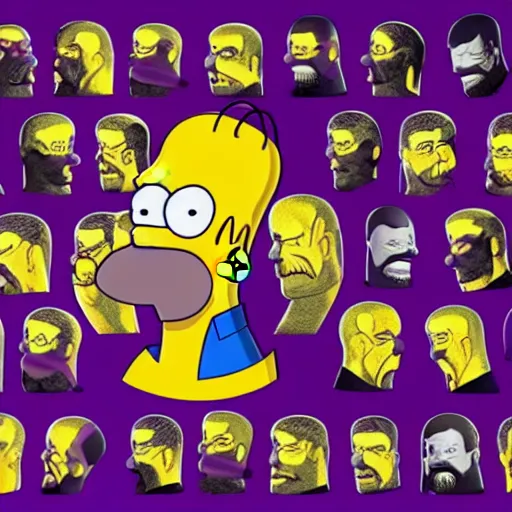 Prompt: Thanos Homer Simpson s, cinematic, 4K