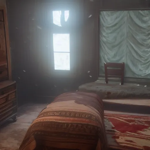 Image similar to Air Conditioner inside bedroom in Red Dead Redemption 2