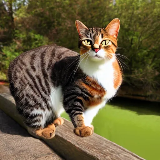 Prompt: photo of a cat riding a duck