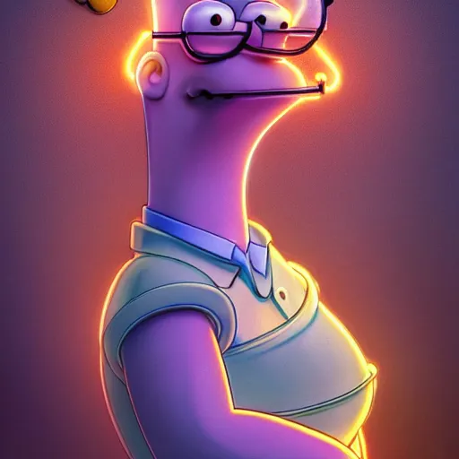 Prompt: ultra realistic illustration of magical real life cartoon character homer simpson, forest, fantasy, colorful lights, intricate, elegant, highly detailed, digital painting, artstation, concept art, smooth, sharp focus, illustration, art by artgerm and greg rutkowski and alphonse mucha homer!!! simpson!!!