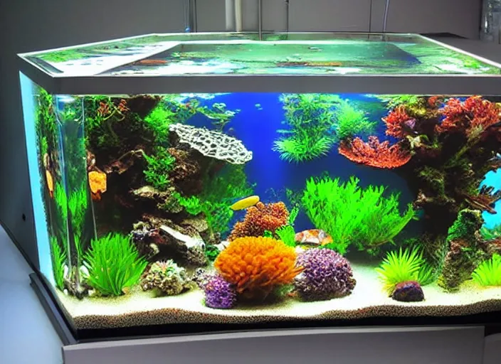 Image similar to hexagonal aquarium