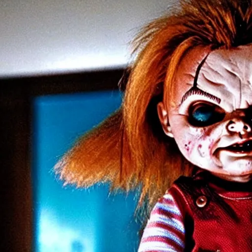 Image similar to Chucky the killer doll from the movie Child's Play