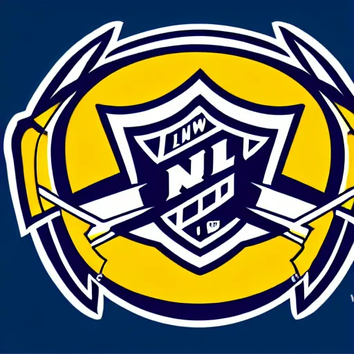 Image similar to nhl logo detailed vector vikings
