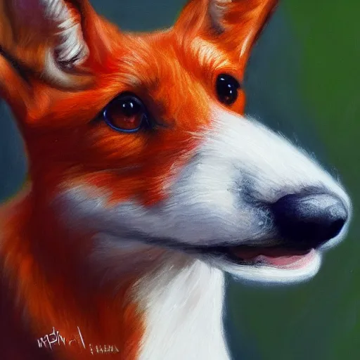 Image similar to ultra detailed painting of a short haired fox terrier