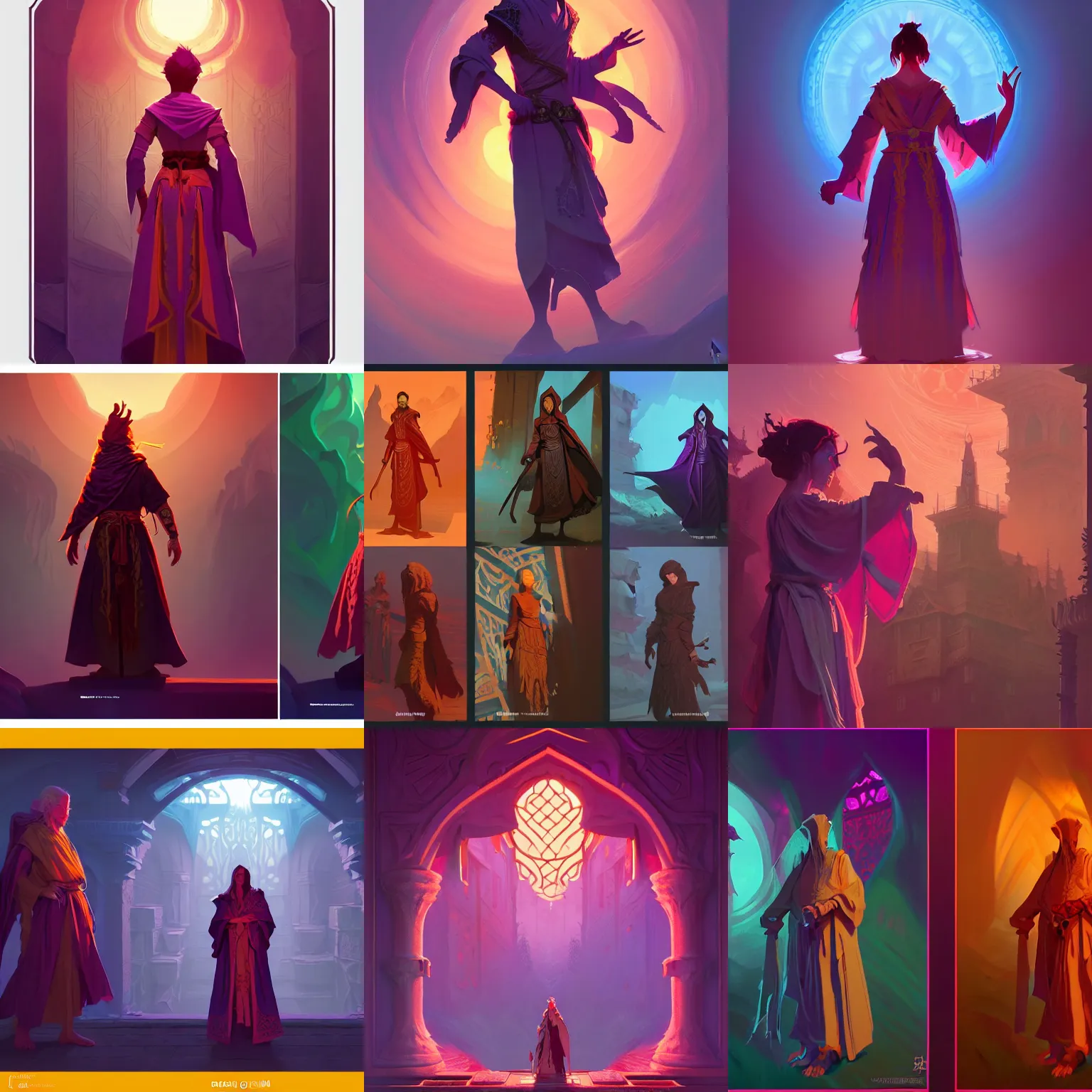 Prompt: rpg game item, cloth robe, d & d, gloomhaven, matte painting concept art, art nouveau, beautifully backlit, swirly vibrant color lines, fantastically gaudy, aesthetic octane render, 8 k hd resolution, by ilya kuvshinov and cushart krentz and gilleard james