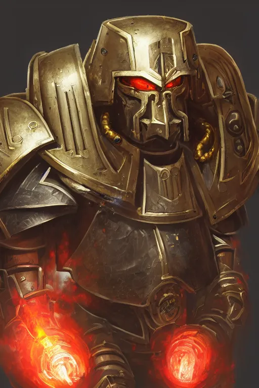 Image similar to armor portrait heros warhammer 4 0 k horus heresy fanart - the primarchs emperor by johannes helgeson animated with vfx concept artist & illustrator global illumination ray tracing hdr fanart arstation zbrush central hardmesh 8 k octane renderer comics stylized