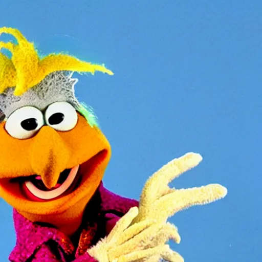 Image similar to Donald Trump as a Gorg, from tv show Fraggle Rock