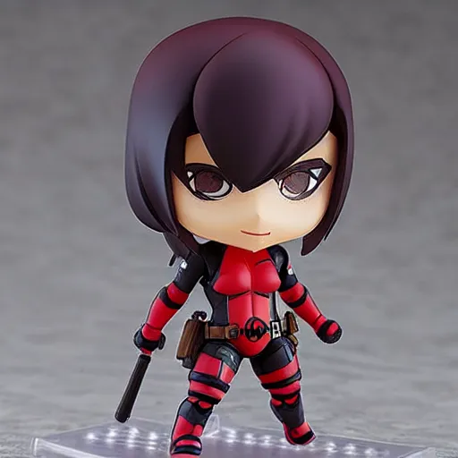 Image similar to ((((deadpool)))), An anime Nendoroid of (((((deadpool))))), figurine, detailed product photo