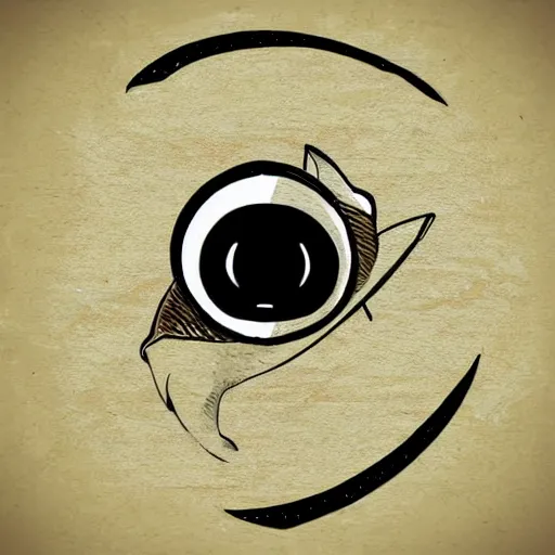 Image similar to shark portrait, monocle eye, illustration