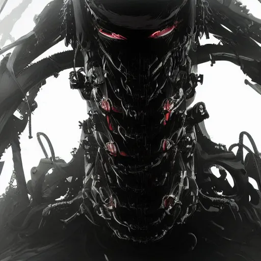 Image similar to horrifying tsutomu nihei blame biomechanoid, unreal engine, 8 k, ultra realistic, ultra detail