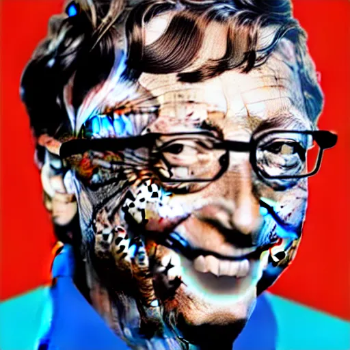 Image similar to bill gates as cheese! being grated hyper detailed, digital art, artstation