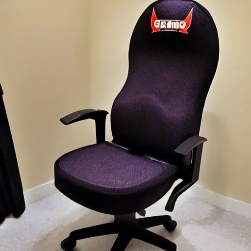 Image similar to gaming chair as toilet