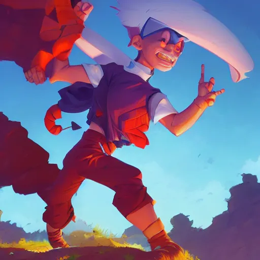 Image similar to hero world rugrats, behance hd by jesper ejsing, by rhads, makoto shinkai and lois van baarle, ilya kuvshinov, rossdraws global illumination