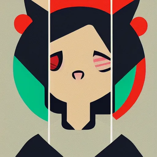 Image similar to Animal Crossing Profile Picture by Sachin Teng, asymmetrical, Organic Painting , Matte Painting, geometric shapes, hard edges, graffiti, street art, 300 dpi :2 by Sachin Teng:4