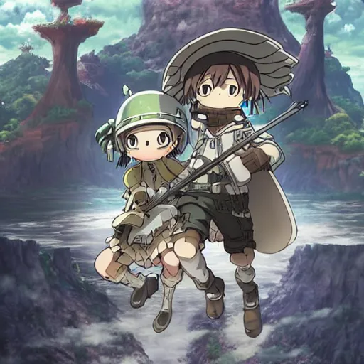 Image similar to Made in Abyss