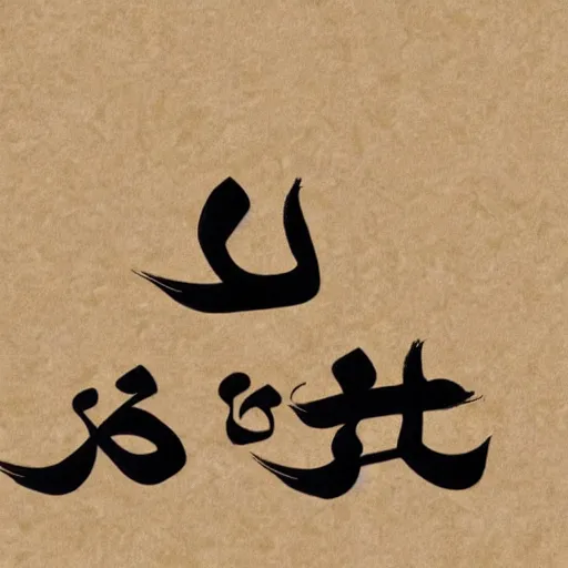 Prompt: arabic chinese script