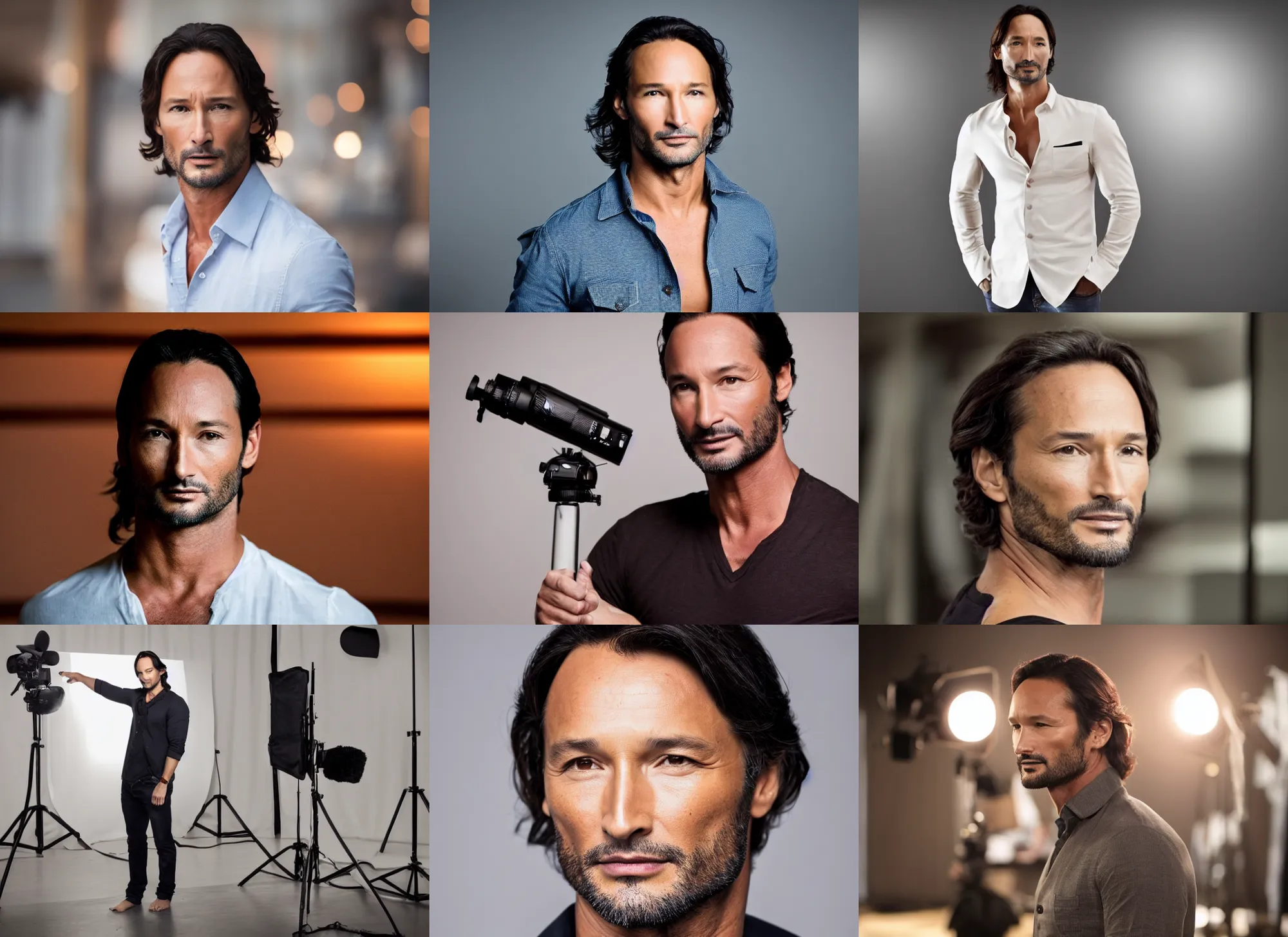 Prompt: photo still of rodrigo santoro casting call, 8 k, studio lighting bright ambient lighting key light, 8 5 mm f 1. 8