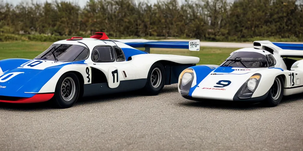 Image similar to “1970s Porsche 919”