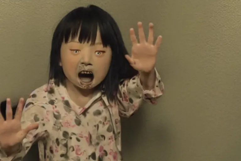 Prompt: screenshot from scariest japanese horror movie