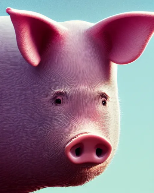 Prompt: portrait of a pig in a maga hat, intricate abstract. intricate artwork, by tooth wu, wlop, beeple, dan mumford. concept art, octane render, trending on artstation, greg rutkowski very coherent symmetrical artwork. cinematic, key art, hyper realism, high detail, octane render, 8 k, iridescent accents