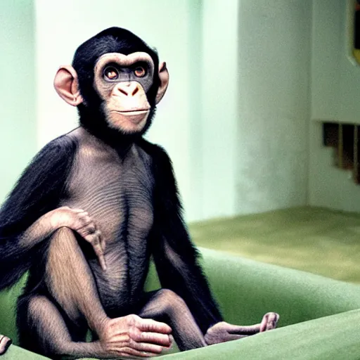 Prompt: spock as a chimpanzee