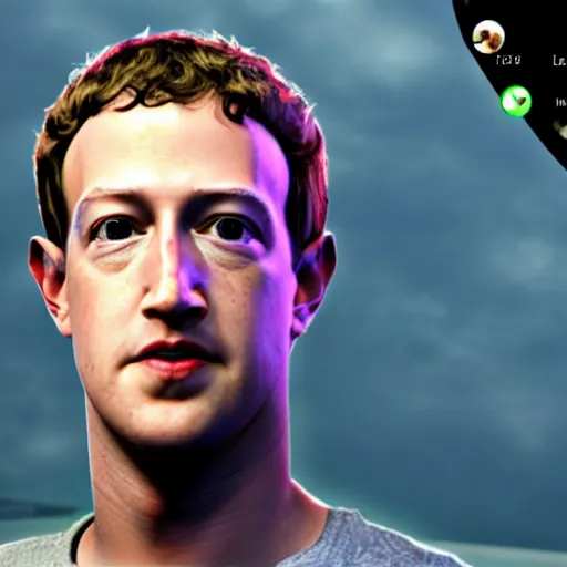 Image similar to mark zuckerberg in destiny 2, mark zuckerberg, destiny 2 in game background, screenshot