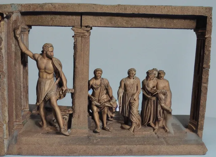 Image similar to Images on the sales website, eBay, Miniature of citizens of Ancient Rome