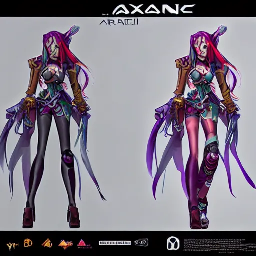 Prompt: a high quality drawing of jinx from arcane, artstation