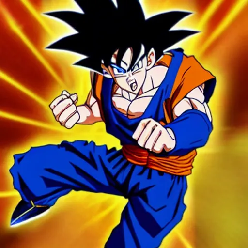 Image similar to goku, dragon ball z