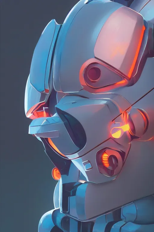 Image similar to metabots medabots medarotto medarot robot minimalist comics helmet mask neon cybereye, behance hd by jesper ejsing, by rhads, makoto shinkai and lois van baarle, ilya kuvshinov, rossdraws global illumination ray tracing hdr radiating a glowing aura