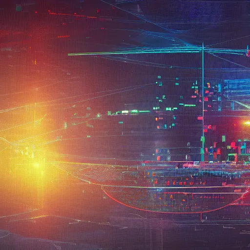 Prompt: DataUnion Protocol - TOGETHER is more, a network of DataNFTs, Value Share Contracts and the TOGETHER token, data collaborations for a positive future, hyperrealistic, 8K, epic, trending on artstation, ultra detailed, beautiful lighting, cyberpunk, close up, digital painting, cinematic, HDR, in the style of monet. masterpiece.