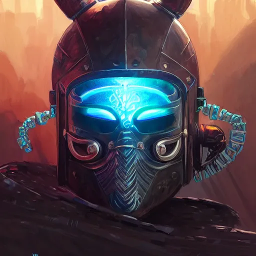 Image similar to cyberpunk viking helmet mask warrior goddess robot ninja fantasy, art gta 5 cover, official fanart behance hd artstation by jesper ejsing, by rhads, makoto shinkai and lois van baarle, ilya kuvshinov, ossdraws