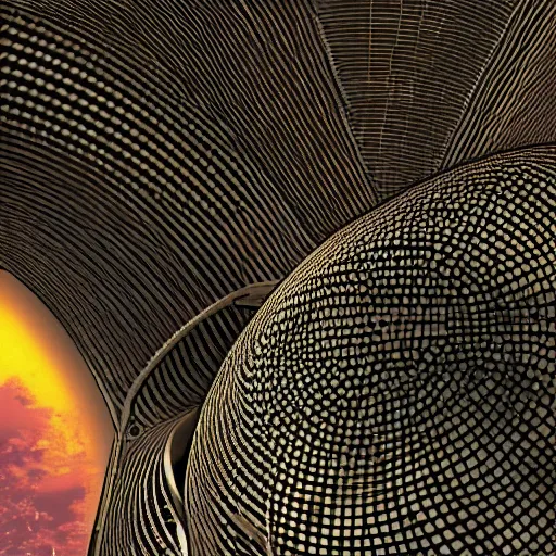Image similar to a dyson sphere, highly detailed artwork, digital art
