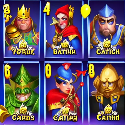 Image similar to card clash royal characters