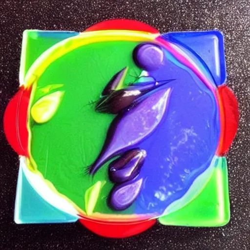 Prompt: jello art