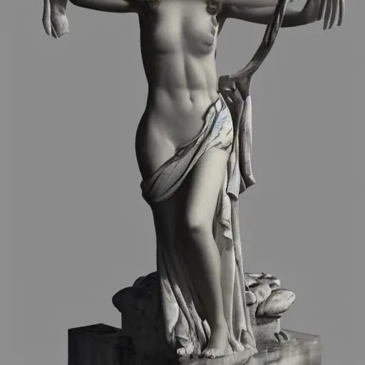 Image similar to Greek Goddess, photorealistic modelling