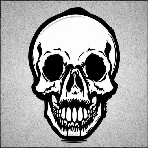 Image similar to death metal themed skull shaped microphone vector logo for a record label, dark, horrorcore, grunge, golden ratio