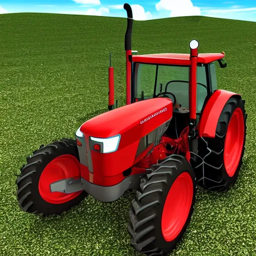 Prompt: tractor visual effects