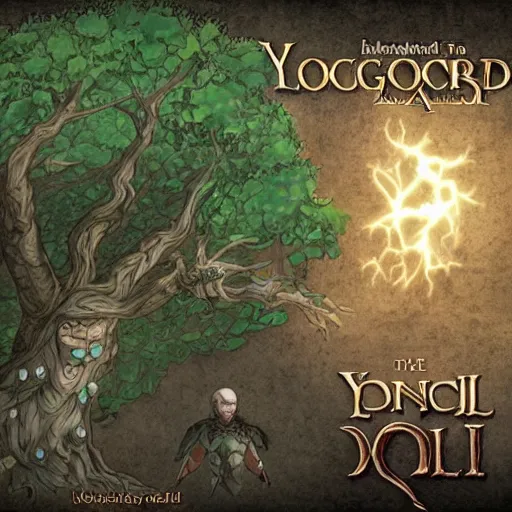 Prompt: yggdrasil LOTR style